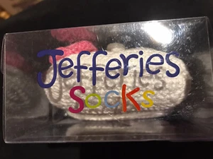Jefferies Socks White - Made In USA - Newborn - 100% Cotton Hand Crocheted New - Picture 1 of 9