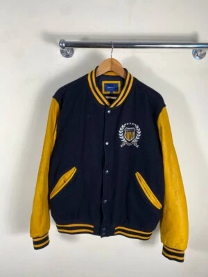 Gant Crest Varsity Jacket Evening Blue - Image 1 of 4