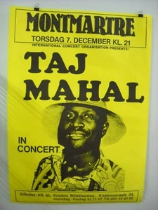 Montmartre - Taj Mahal in Concert - Deutsches Musikplakat, Europäisches Musikplakat - Bild 1 von 5