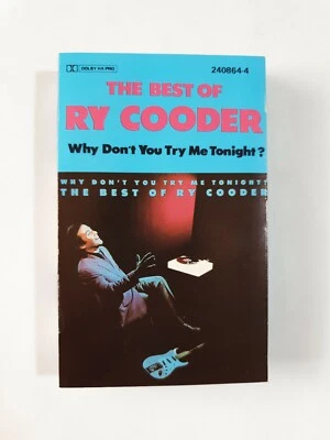 THE BEST OF RY COODER - 'Why Don't You Try Me Tonight?' Cassette Tape Album 1986 - Image 1 of 4