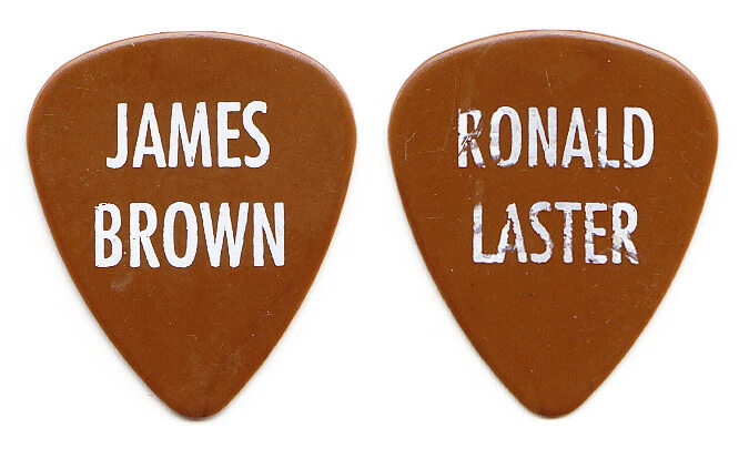 Vintage James Brown Ronald Laster Brown Tour Guitar Pick - Image 1 of 1
