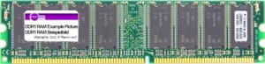 128MB Micron DDR1 PC2100U 266MHz Unbuffered Non-Reg ECC Memory MT5VDDT1672LAG-265C3 - Picture 1 of 1