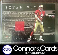 Steve Young 2001  Fleer Genuine #NNO Material Issue Game Used Jersey