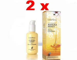 2 x Limpiador Facial Suave con Miel de Manuka Wild Helechos 140 ml - Hecho en Nueva Zelanda - Imagen 1 de 1