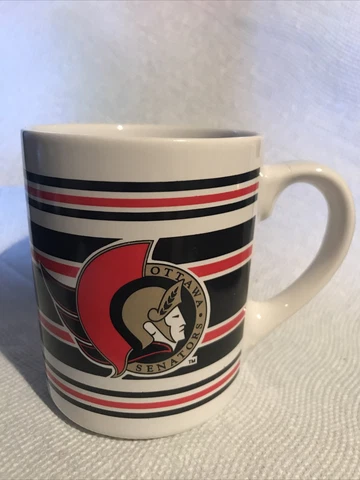 Vintage Ottawa Senators Coffee Mug Official License NHL Product 1991 AMK Cover