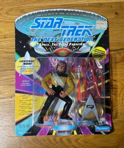 1992 Star Trek The Next Generation Lieutenant Worf - NEW IN BOX - Picture 1 of 2