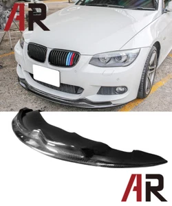 Carbon Fiber AK Style Front Add-on Lip For 2011-2013 BMW E92 E93 M-Tech/ M-Sport - Picture 1 of 3
