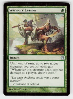 Theros #184 Warriors' Lesson - Image 1 of 2