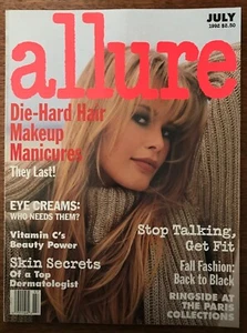 Claudia Schiffer - Allure magazine - July 1992, Lori Petty, Brad Pitt - Picture 1 of 18