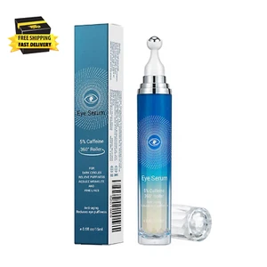 5% Koffein Augenserum, Anti-Aging unter den Augen Roller Creme für Augenringe Papageientaucher - Bild 1 von 7