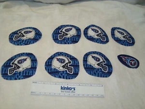 Tennessee Titans NFL Football Cotton Fabric Iron-On Patches Appliques - Picture 1 of 1