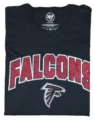 '47 Atlanta Falcons Adult Short Sleeve Black Pullover T-shirt Size XL - Image 1 of 4