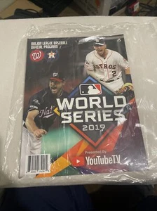 2019 World Series Program Washington Nationals vs Houston Astros. MLB - Picture 1 of 2