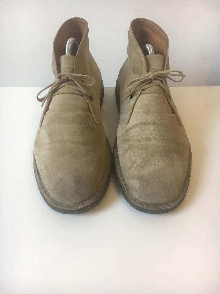 Ralph Lauren Hombres Botas Desierto Gamuza Suela Crepé Italia 8D $495 Polo Foto 1 de 4