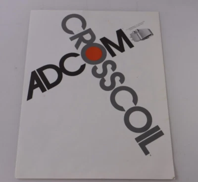 Adcom CrossCoil  -- Catalog Of XC & HC Series of Phono Cartridges - Image 1 of 4