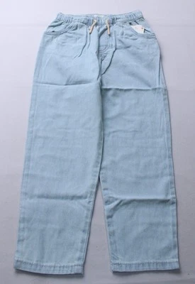 ROXY Girls Bottom Of The Ocean Denim Jogger Pant AC2 Glacier Small (7) NWT  - Image 1 of 4