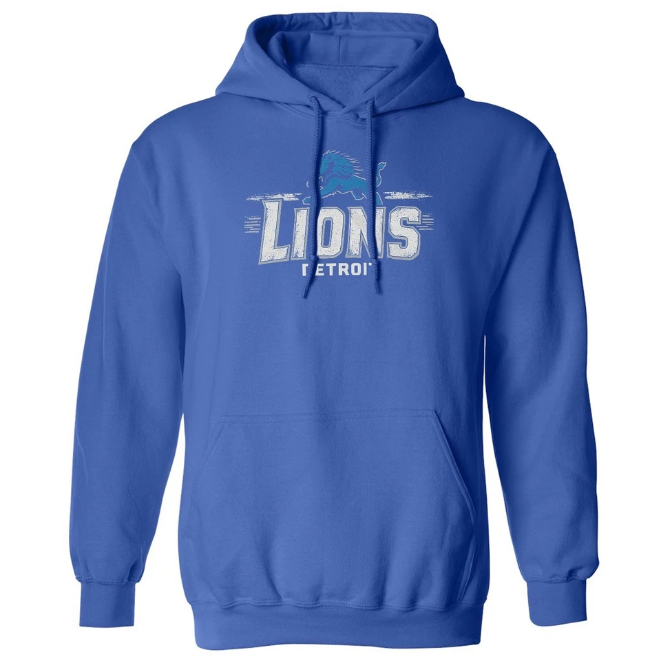 Gráfico inspirado en el león - Sudadera con capucha unisex Detroit Sports Tribute Foto 1 de 1