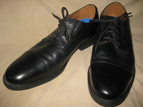 Scarpe eleganti Oxford nere Comfort Collection By Clarks 15770 da uomo taglia 11 M