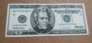 Federal Reserve Note $20 Dollars~ Twenty Dollars 1996, Banknote. - Picture 1 of 6
