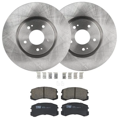 KIT-072924-4128 TRW Kits de discos de freno y pastillas Juego de 2 ruedas delanteras para Lancer Foto 1 de 4