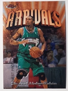 1997-98 Topps Finest Basketball Card #225 Shareef Abdur-Rahim BRZ Arrivals Grizz - Bild 1 von 2