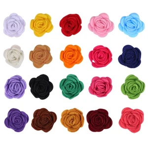 20 PCS Accessori Di Rosa Sentiti Ragazzina Mancare Panno Decora Il Fiore - Foto 1 di 12