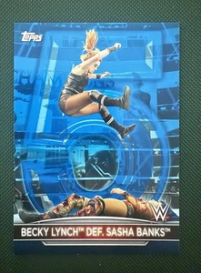 2021 Topps WWE Women's Division Clash of Champions Blue /25 Becky Lynch #RC-7 - Picture 1 of 2