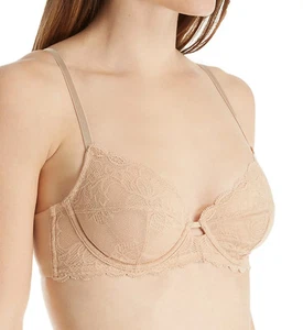 Calvin Klein QF1741 Seductive Comfort with Lace Multi Part Cup Bra - Picture 1 of 2
