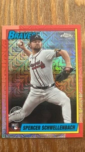 Spencer Schwellenbach RC 1990 35th 2025 Topps T90C-60 Chrome Silver Pack - Picture 1 of 2