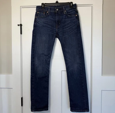 Jeans Hombre 513 Levi Strauss Lavado Oscuro Talla 30/32 Foto 1 de 4