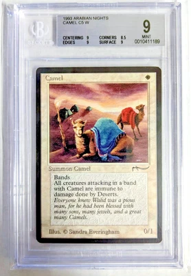 MTG ARABIAN NIGHTS Camel BGS GRADE 9 - Image 1 of 2