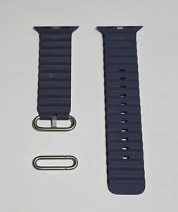 Unused Original Apple Watch 49mm NAVY Ocean Band Black Titanium Finish in Bulk P - Picture 1 of 10