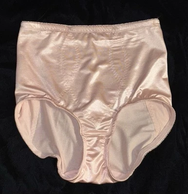Bragas de nailon UNDERSCORE rosa brillante satinado cintura alta Sissy XL NUEVAS SIN ETIQUETAS Foto 1 de 4