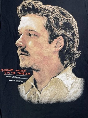 Camiseta negra Morgan Wallen I’m The Problem talla pequeña Foto 1 de 4