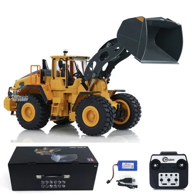 1:16 L260H Loader DoubleE Eagle E592 RC Loader Remote Control Car Light Sound - Image 1 of 4