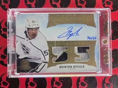 2021-22 Quinton Byfield The Cup /55 Honorables Numbers Rookie #HR-QB Los Angeles - Image 1 of 2