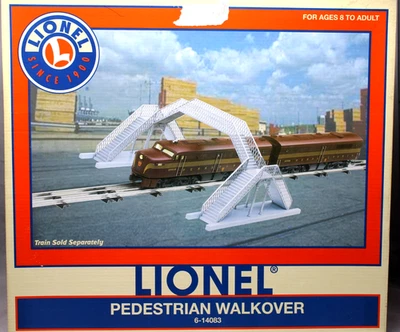LIONEL #6-14083 Pedestrian 2-Track Walk-Over Bridge, C8 - Image 1 of 4