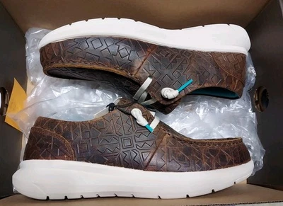 Ariat Damas Hilo Marrón Manta Repujado Zapatos Informales Talla 5.5 Estilo Mediano 10047015 Foto 1 de 4