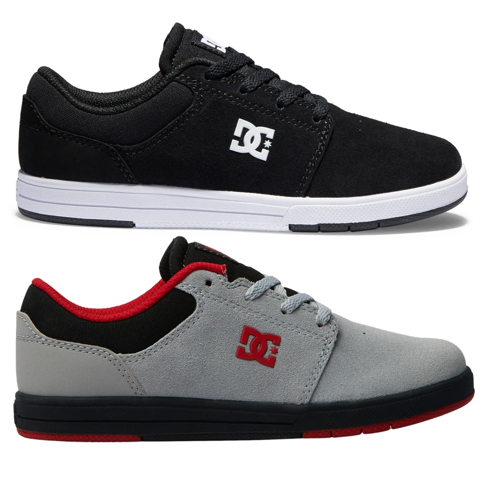 DC Shoes Niños Crisis 2 Skate Skateboard Informal Entrenadores Tenis con cordones