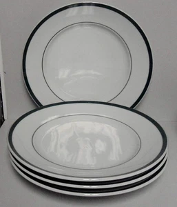 Williams Sonoma BRASSERIE GREEN Dinner Plates SOLD IN SET OF FOUR - Picture 1 of 3
