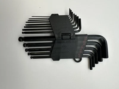 Innensechskantschlüssel ZOLL Inch SAE 13tlg Satz für Inbus Imbus mit Kugelkopf - Bild 1 von 3