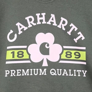 Carhartt Trébol Suéter Para Hombres XL Verde Sudadera con Capucha Exterior Sudadera Polar Nuevo con Etiquetas - Imagen 1 de 15