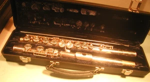 Flauto vintage Artlet placcato argento 32 pezzi con custodia - Foto 1 di 3