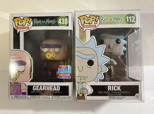 Funko Pop! Rick and Morty: RICK #112 and GEARHEAD 2018 Fall Convention Exclusive - Picture 1 of 12