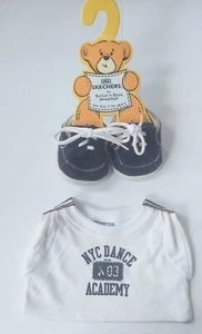 Build A Bear Workshop NY Dance Academy Tee Blue Sketchers Vintage With Hanger - Picture 1 of 6