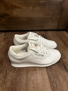 Sneakers donna Reebok Classic Princess bianche taglia 8 US nuove con scatola - Foto 1 di 7