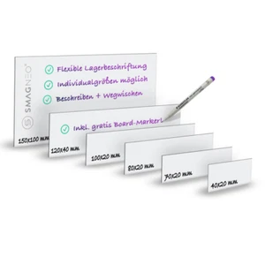 Magnet-Schilder , Magnetetiketten, Magnetstreifen - Größe: 50mm x 20mm - Bild 1 von 1