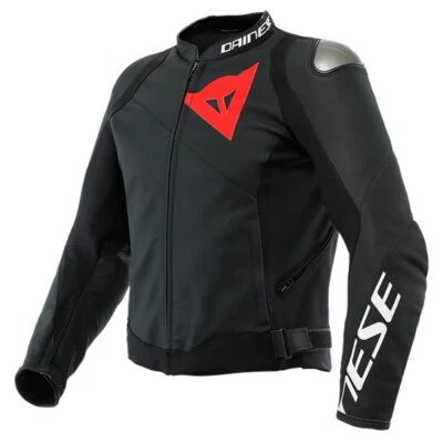 Dainese Sportiva Leather Jacket Motorcycle Motorbike 153387392C SALE £299.99! - Image 1 of 3