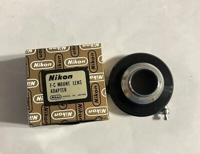 Nikon F-C (F mount lens to C-Mount camera) Nikkor Adapter - Image 1 of 2