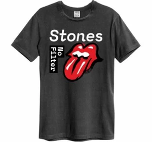 Camiseta Amplified ROLLING STONE "NO FILTER" charocal nueva - Imagen 1 de 5